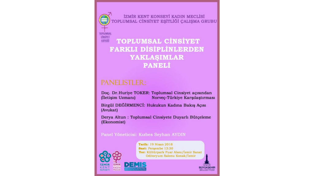 Toplumsal Cinsiyet Farklı Disiplinlerden Yaklaşımlar Paneli – İzmir