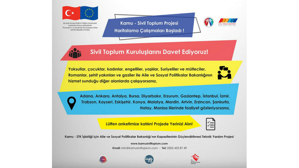 Kamu - Sivil Toplum Projesi Haritalama Çalışmaları Başladı!