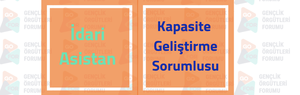 Gençlik Örgütleri Forumu Kapasite Geliştirme Sorumlusu ve İdari Asistan arıyor!