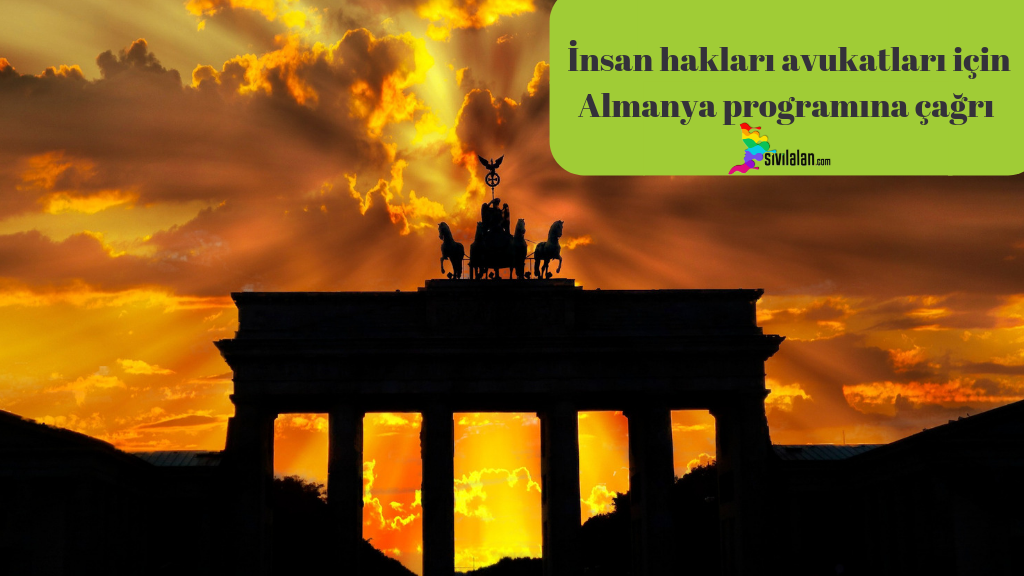 İnsan hakları avukatları için Almanya programına çağrı