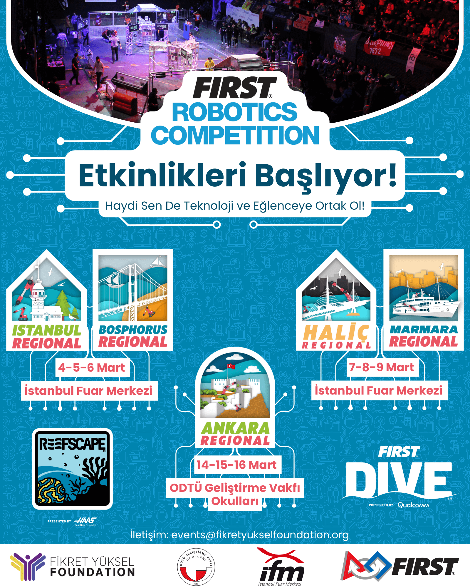 Davetlisiniz: 2025 FIRST Robotics Competition
