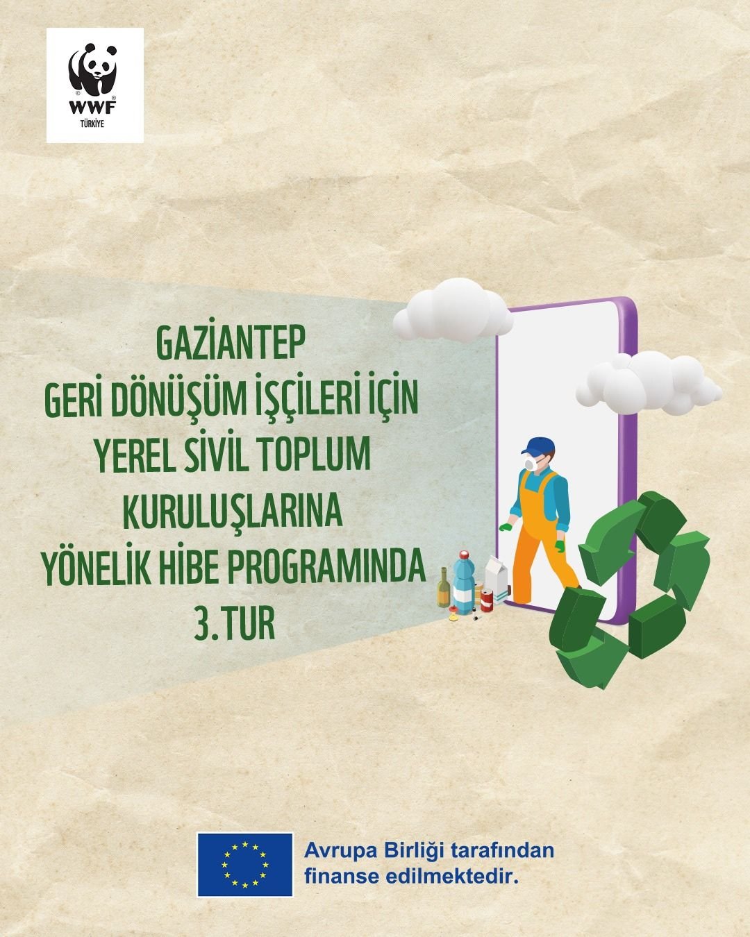 WWF-Türkiye’nin Gaziantep’te Yerel Sivil Toplum Kuruluşlarına Yönelik Hibe Programında 3. Tur