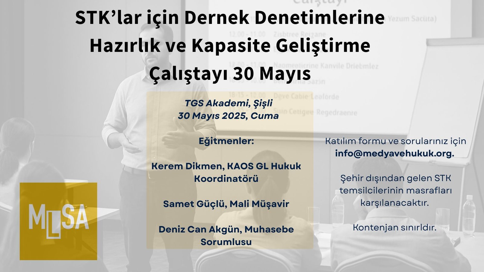 Denetime Hazırlık ve STK Kapasite Geliştirme Çalıştayı