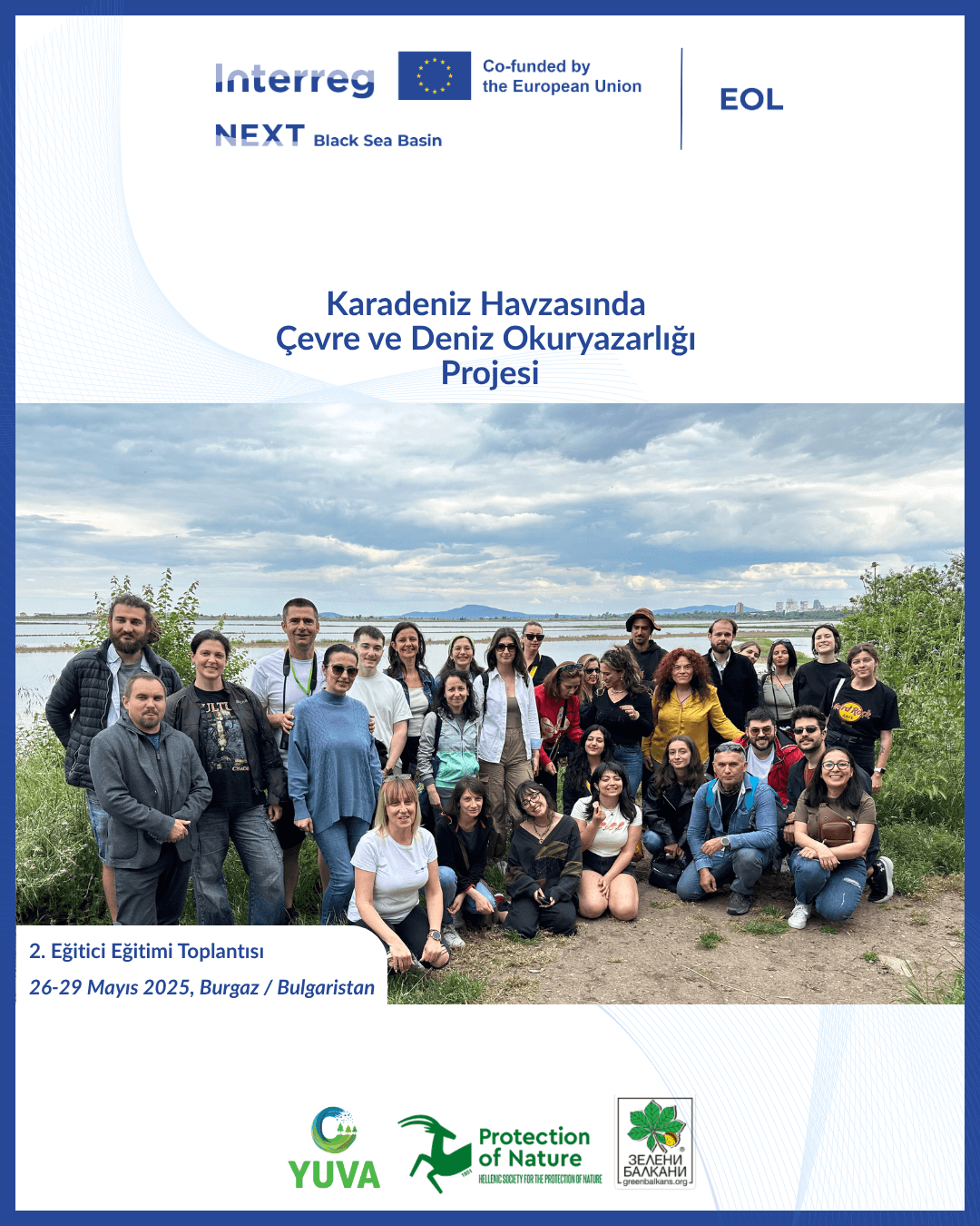 Karadeniz Havzasında Çevre ve Deniz Okuryazarlığı Projesi İkinci Eğitici Eğitimi Toplantısı Bulgaristan'da Gerçekleşti