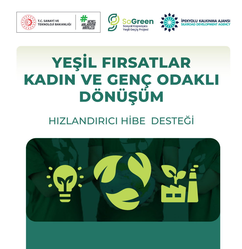 Yeşil Fırsatlar: Kadın ve Genç Odaklı Dönüşüm Hızlandırıcı Hibe Desteği