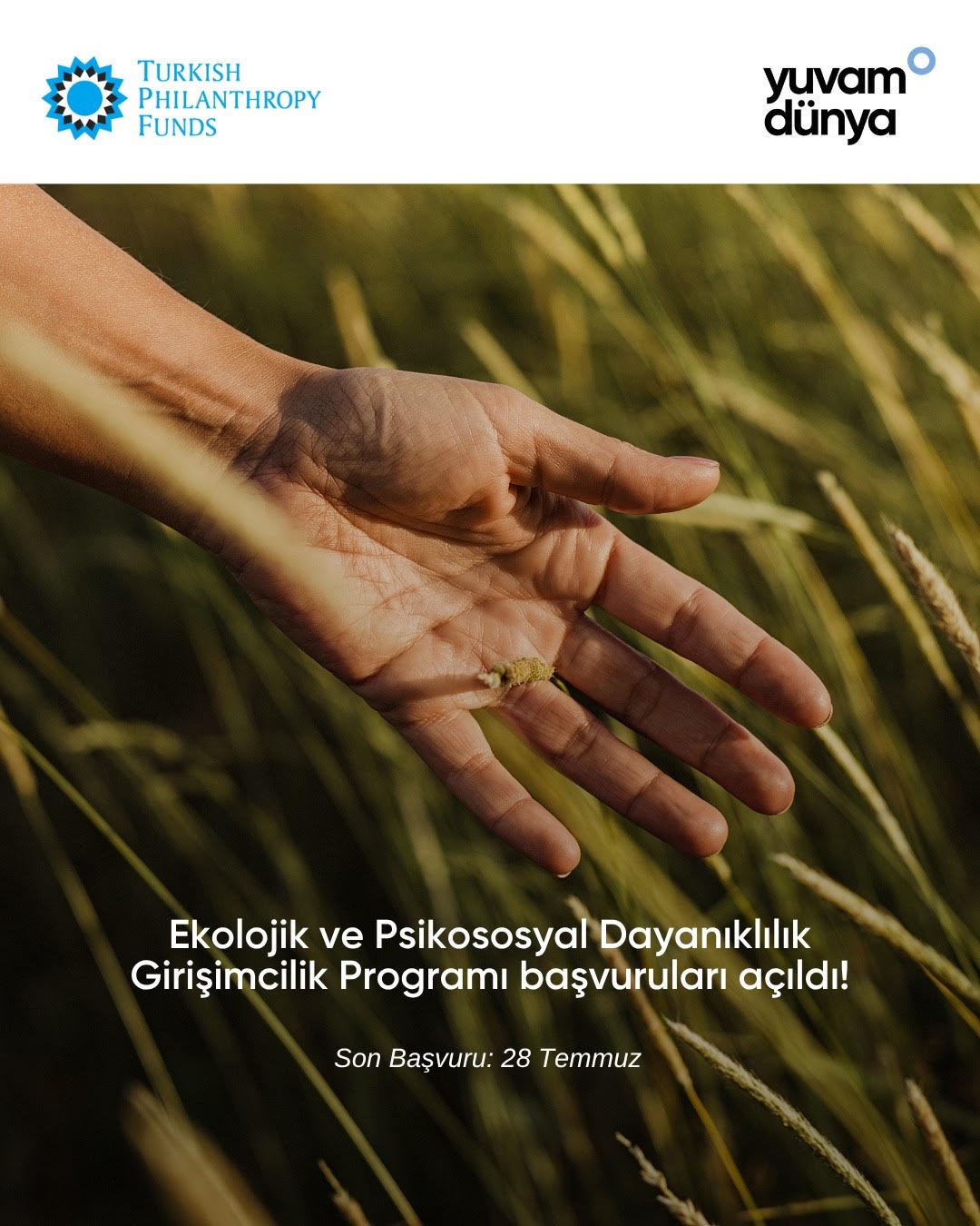 “Deprem Bölgesinde Ekolojik ve Psikososyal Dayanıklılık Girişimcilik Programı” Başvuruları Açıldı