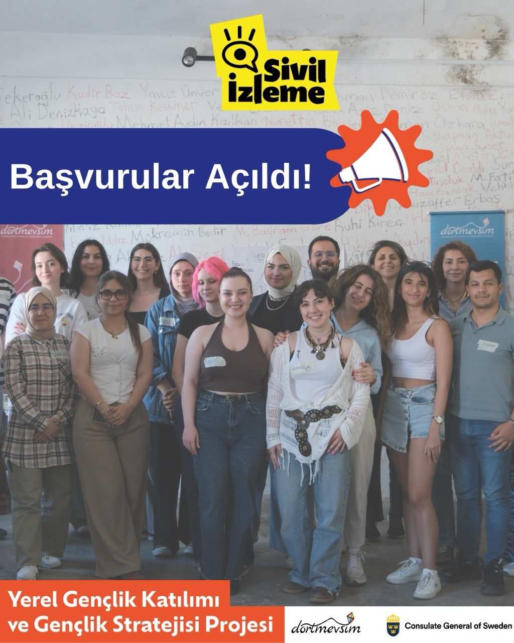 Sivil İzleme Programı, güz dönemi başvuruları açıldı