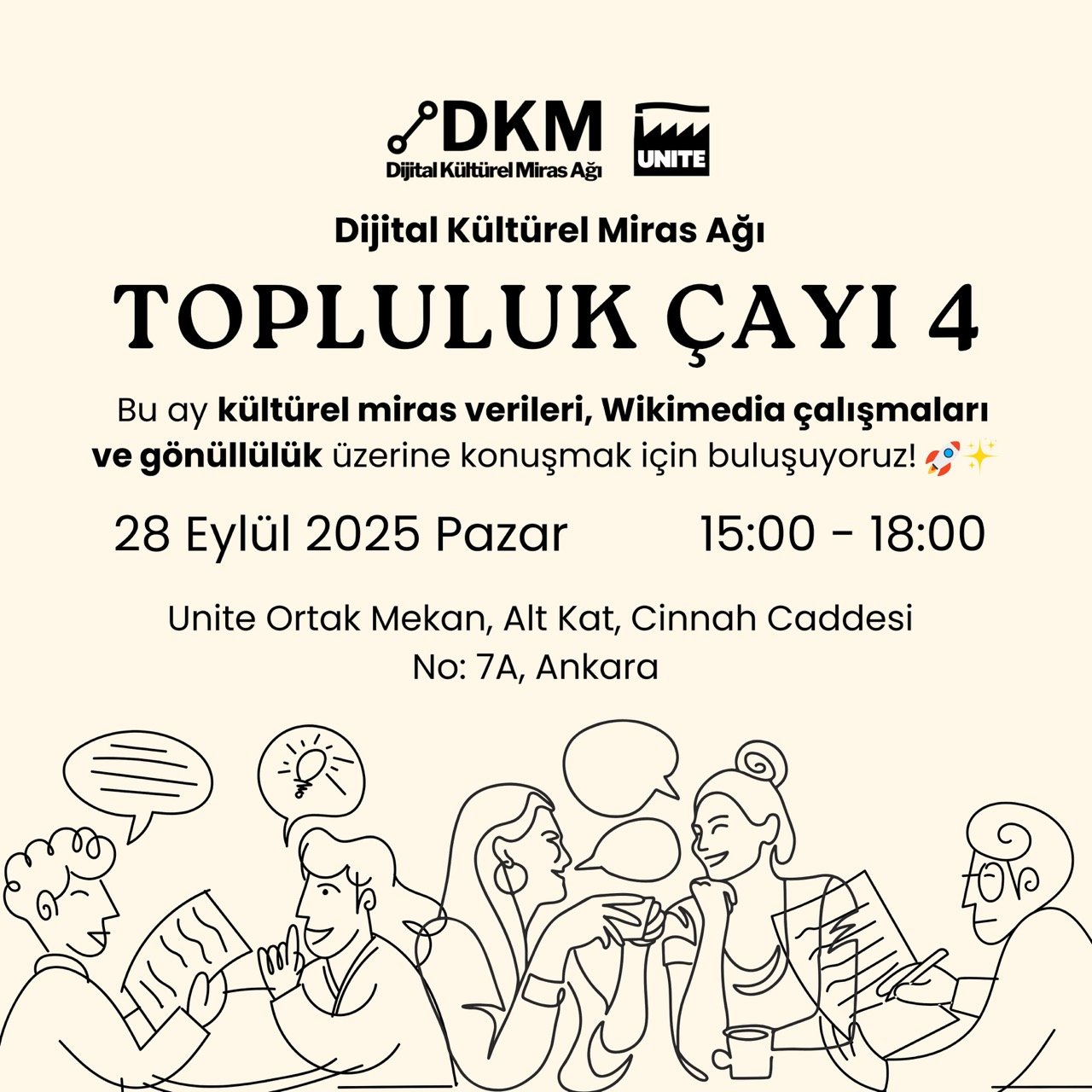 Dijital Kültürel Miras Üzerine Sohbet Ediyor, Birlikte Paylaşıyor ve Birlikte Keşfediyoruz