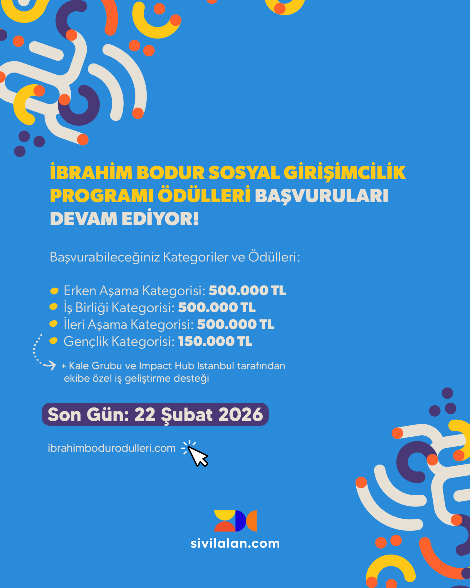 İbrahim Bodur Sosyal Girişimcilik Programı’nın 10. yılında başvurular başladı!